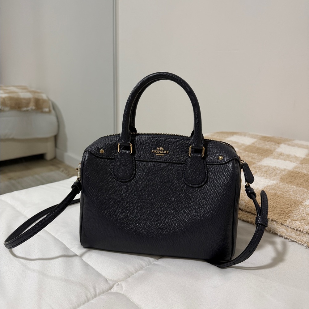 Coach Navy Blue Satchel Bag